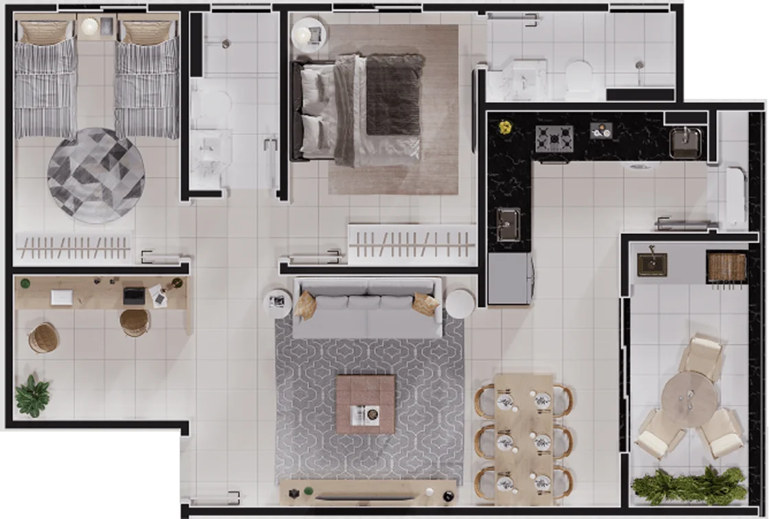 Apartamento - 68m²