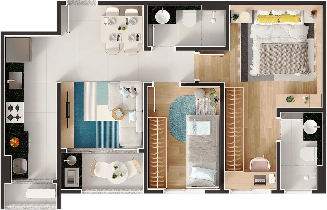 Apartamento - 53m²