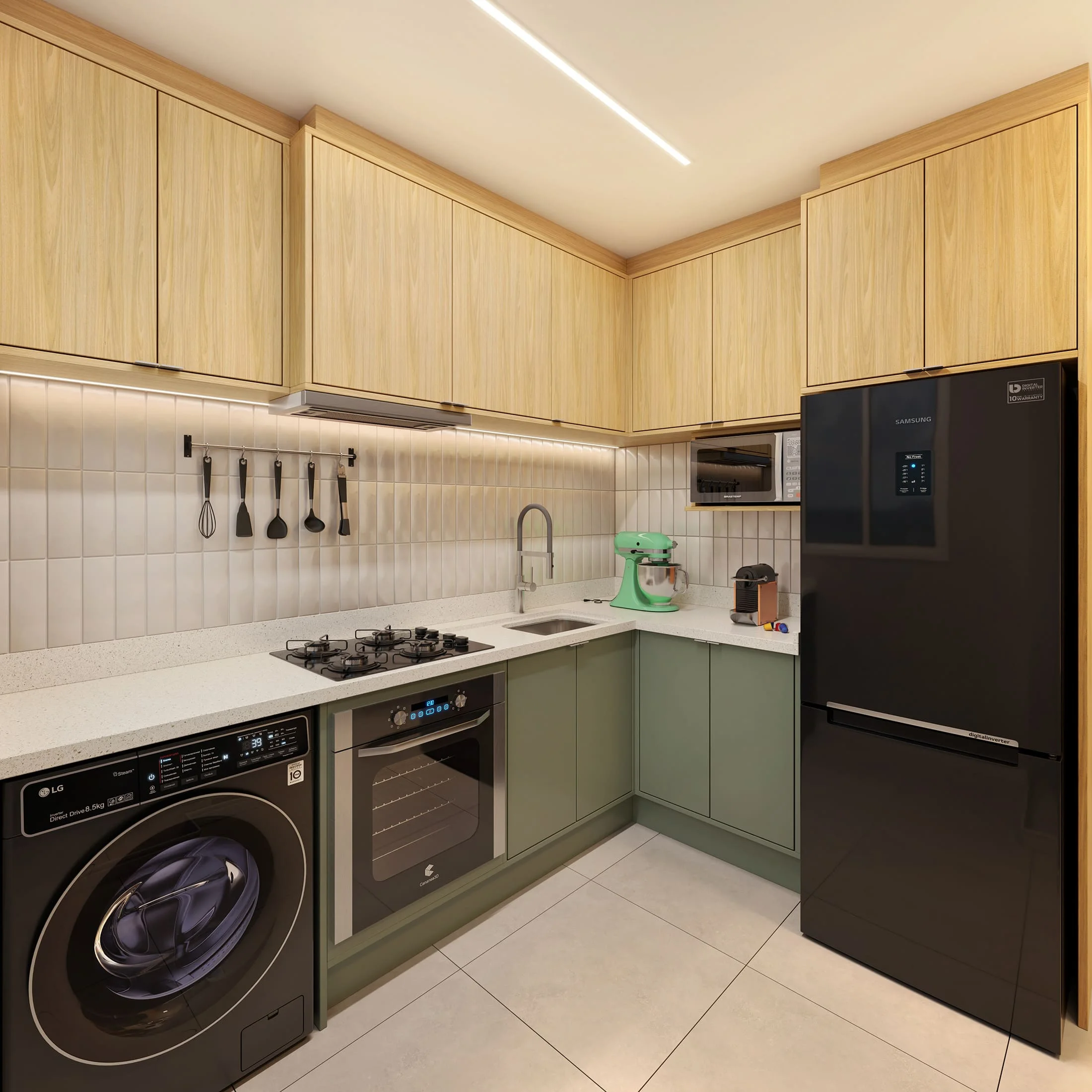 Cozinha Apartamento 47m²