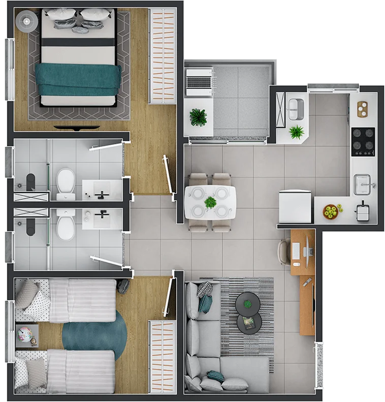 Apartamento - 47m²