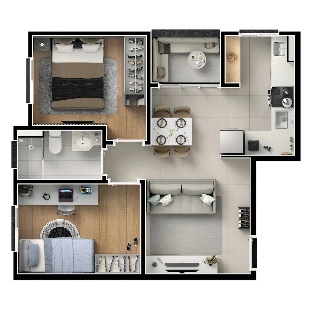 Apartamento - 47m²