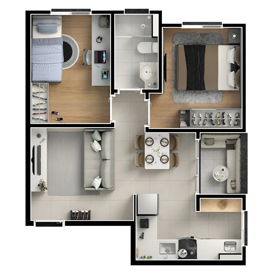 Apartamento - 49m²